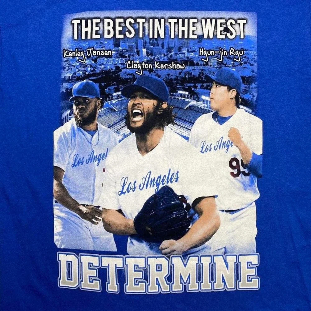 2010s LA Los‎ Angeles Dodgers x Clayton Kershaw shirt